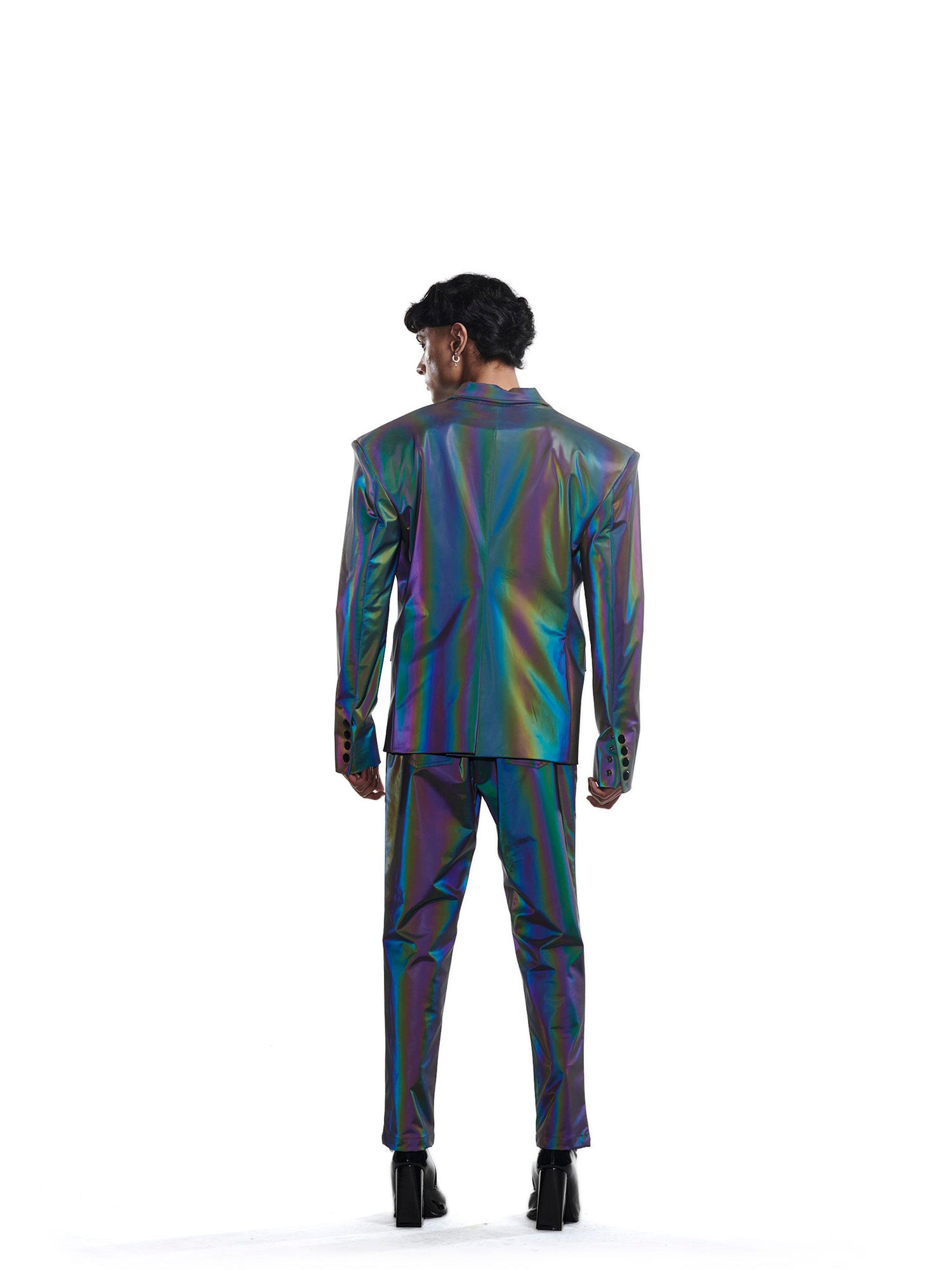 Rainbow reflective jacket