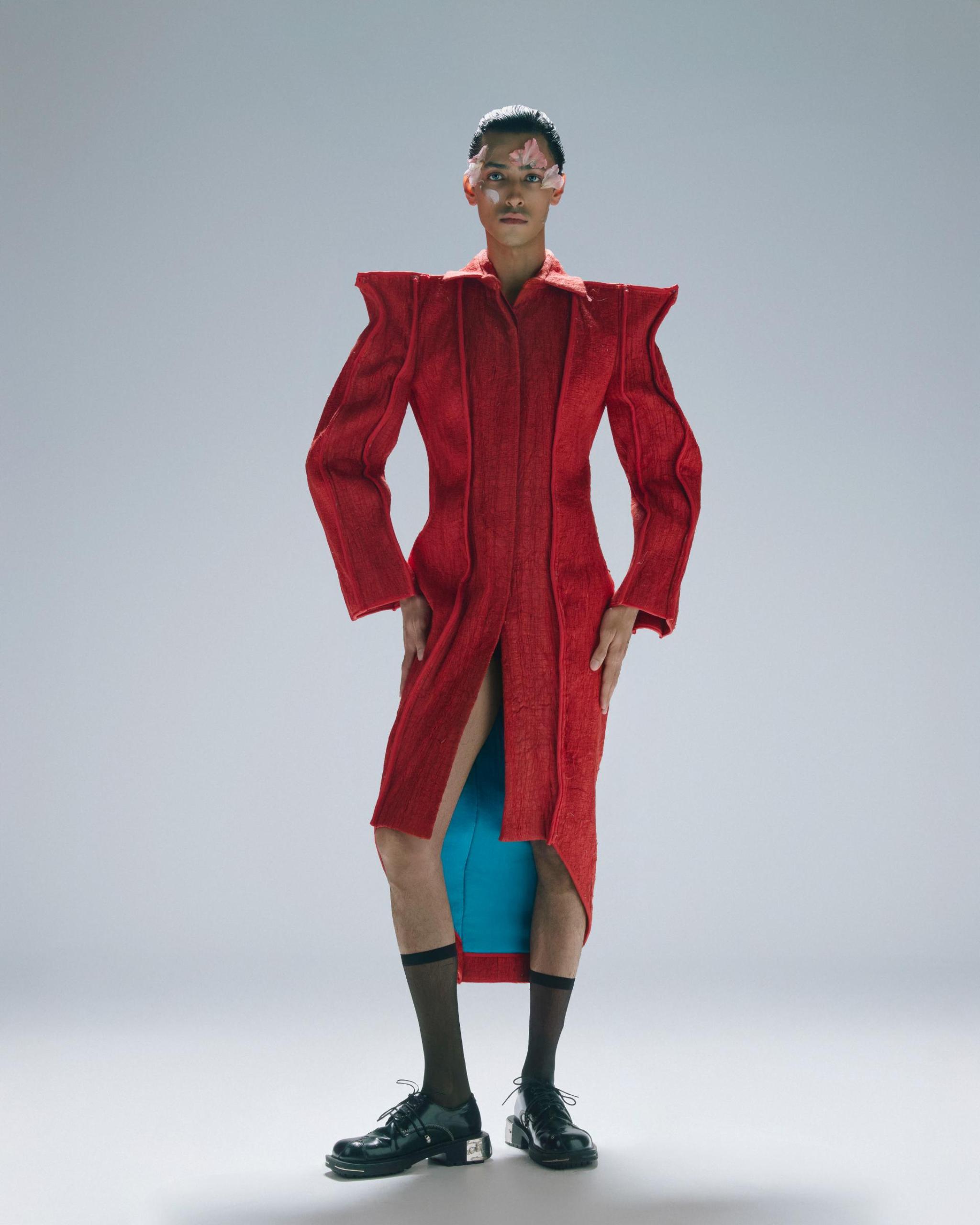 SCULPTED TRENCH DRESS