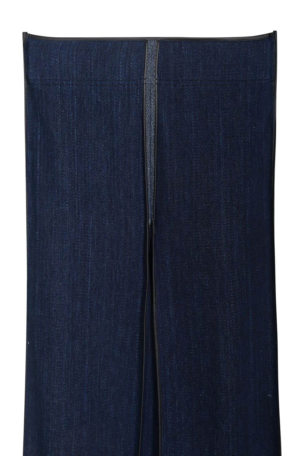 Structured denim pants