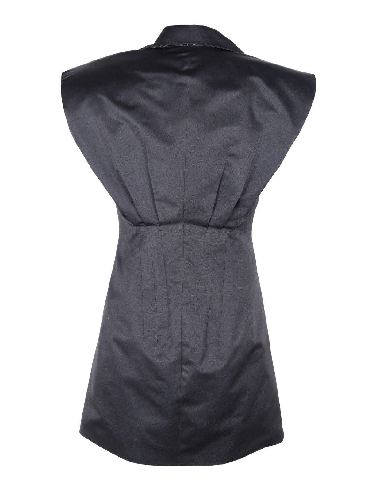 Power shoulder mini dress