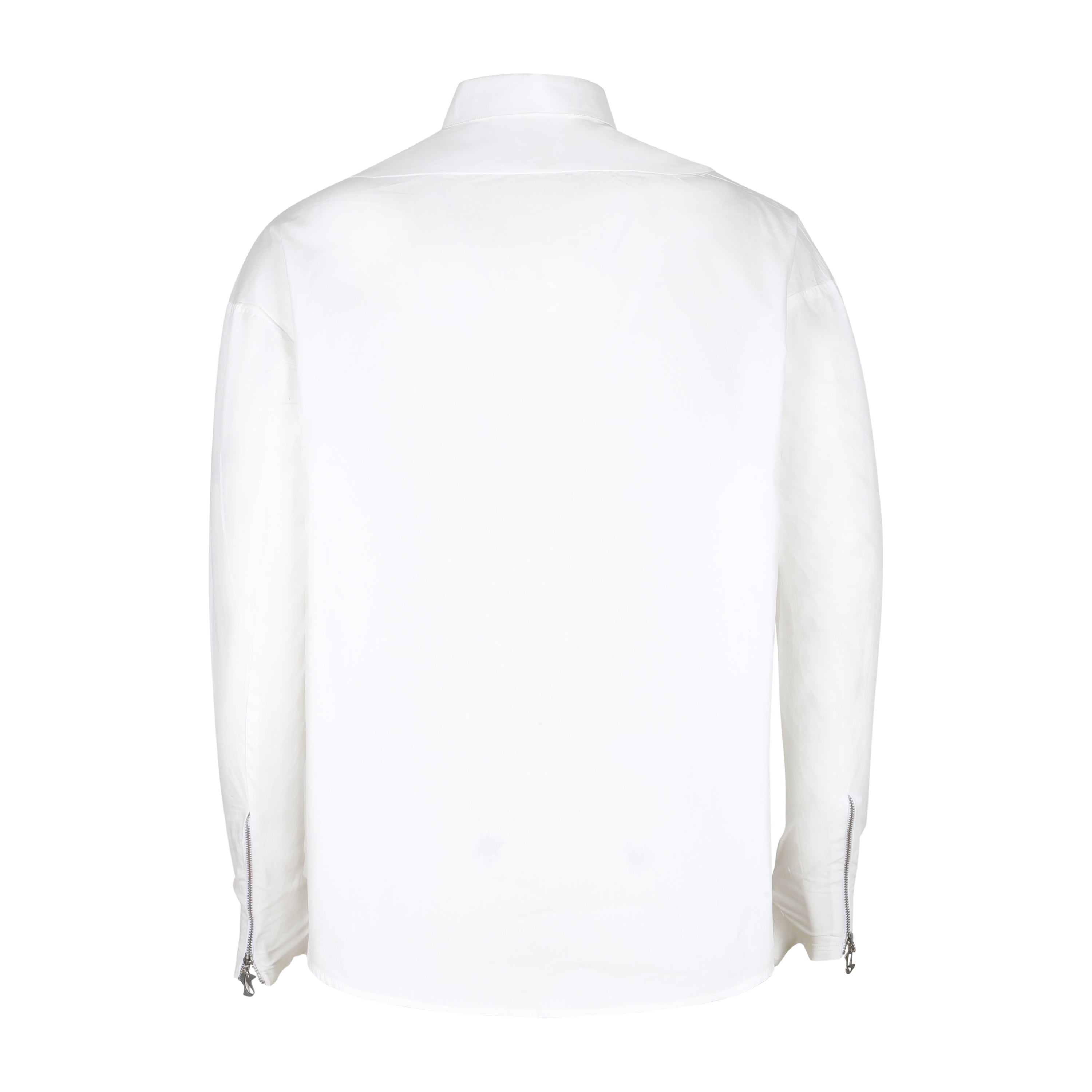 White oversized gloved shirt