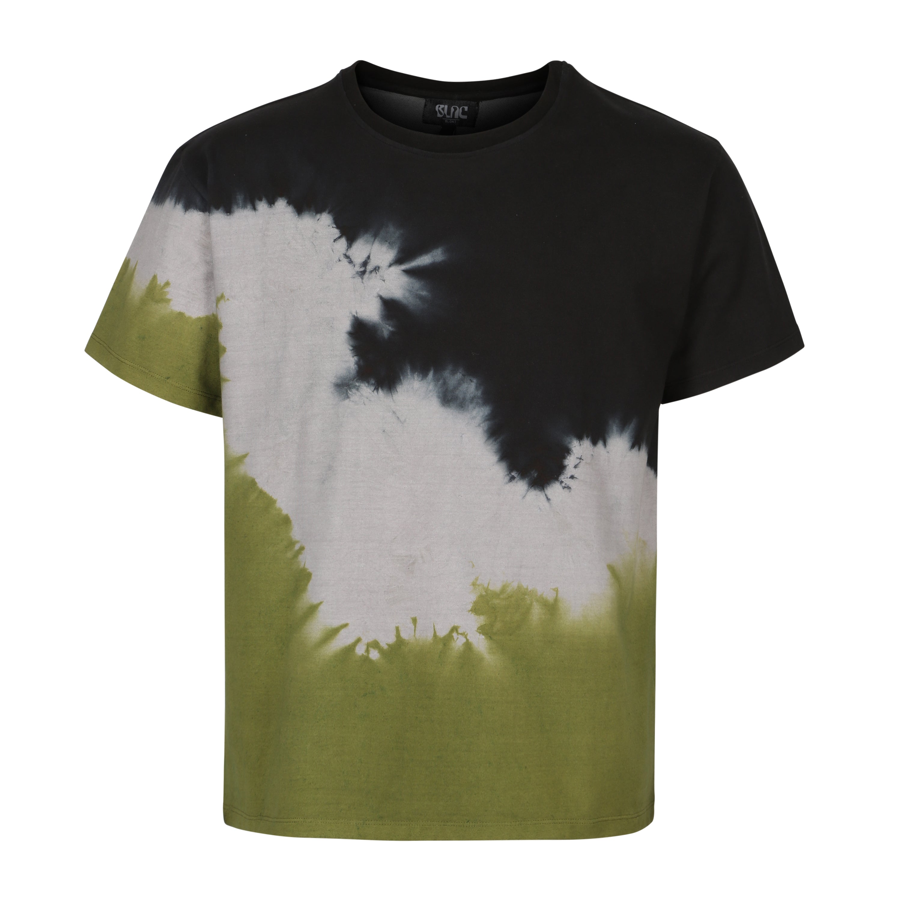 Tie & dye round neck oversized t-shirt