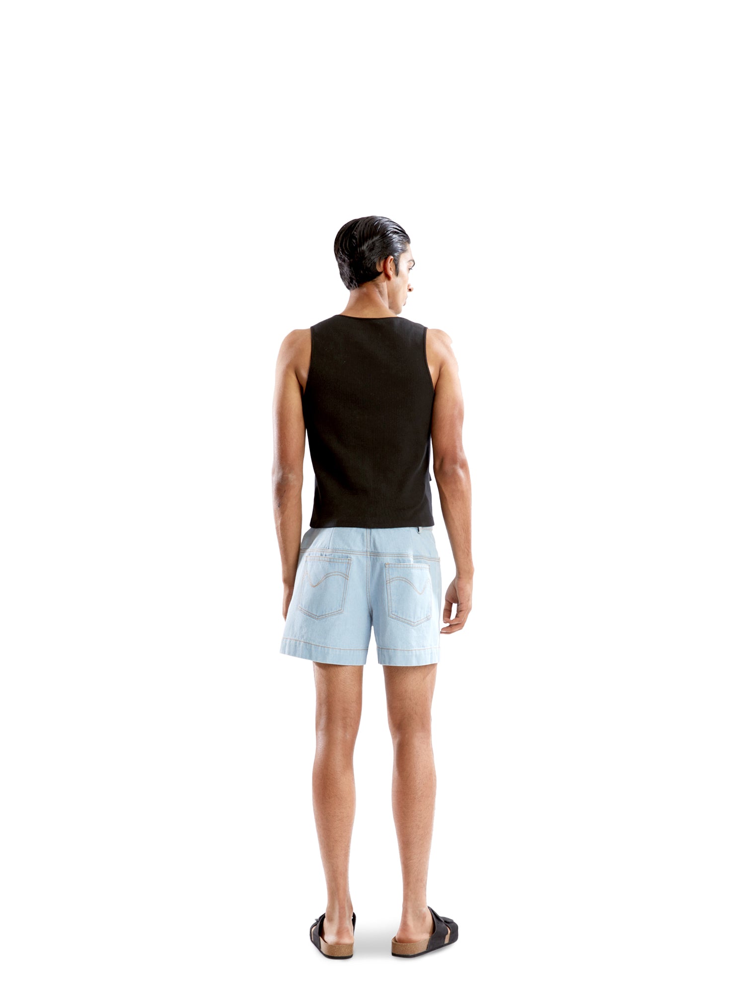 Black tank top