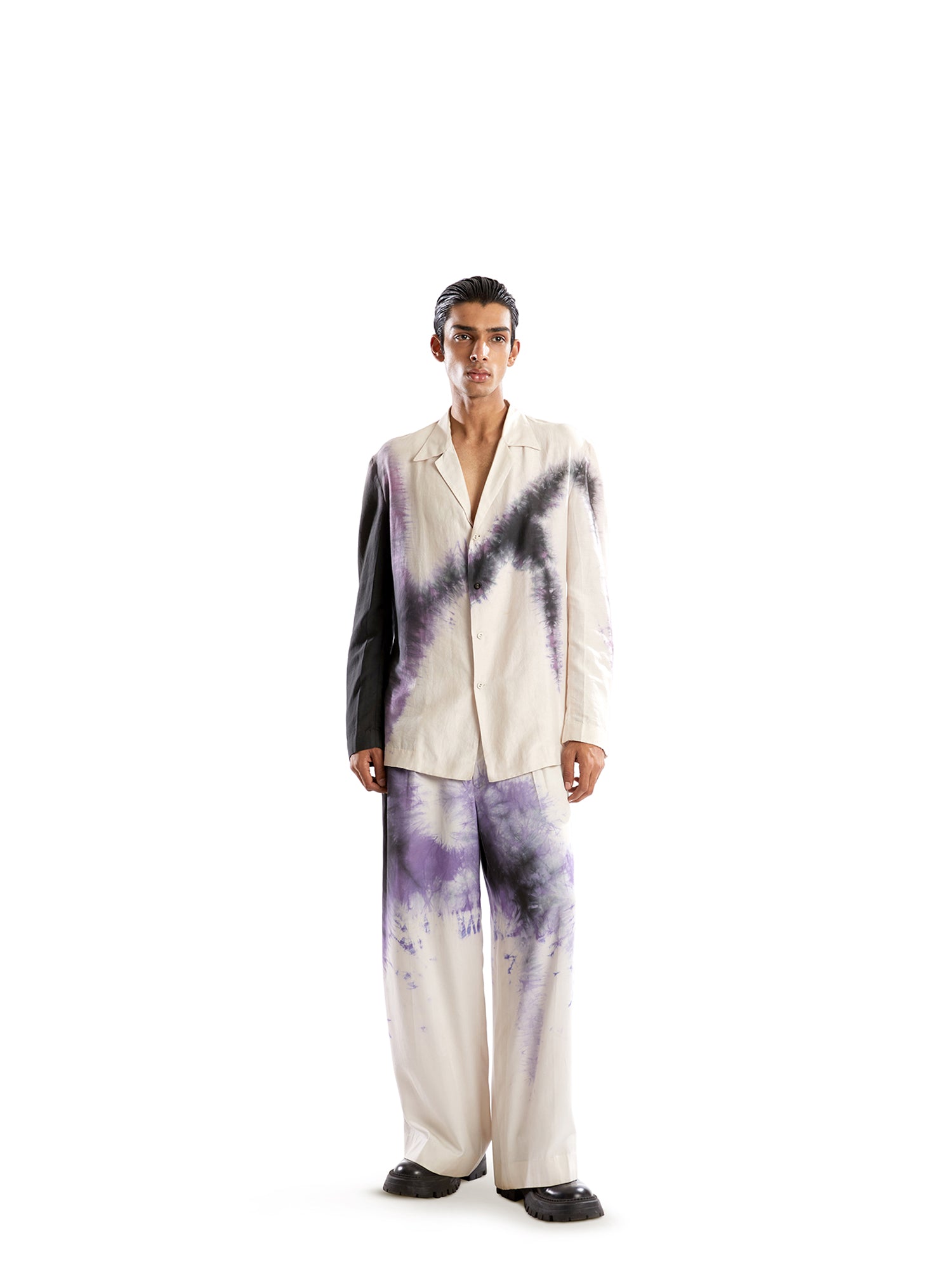 Purple tie dye co-ord set