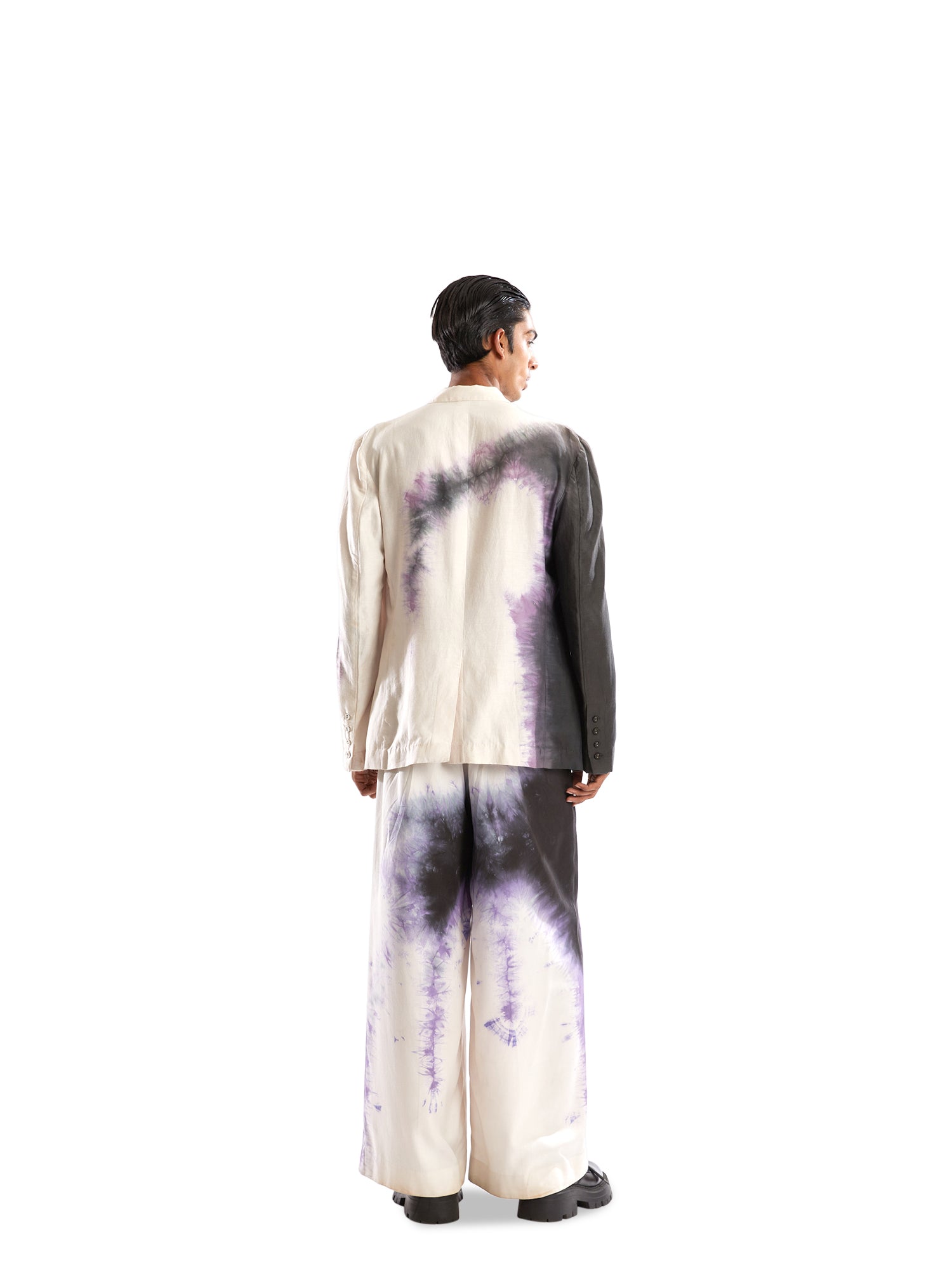 Purple tie dye jacket