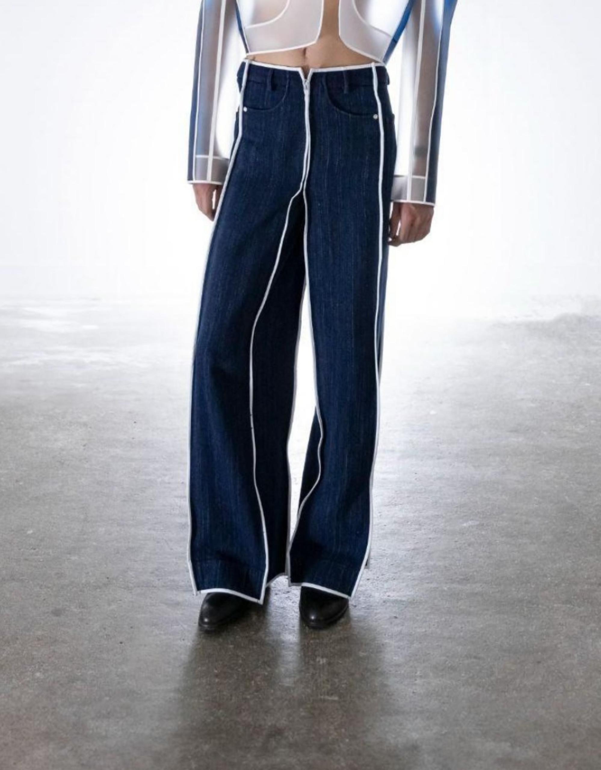 Handwoven Denim Pants