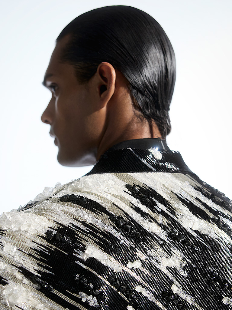CRYSTAL EMBEDDED JACKET