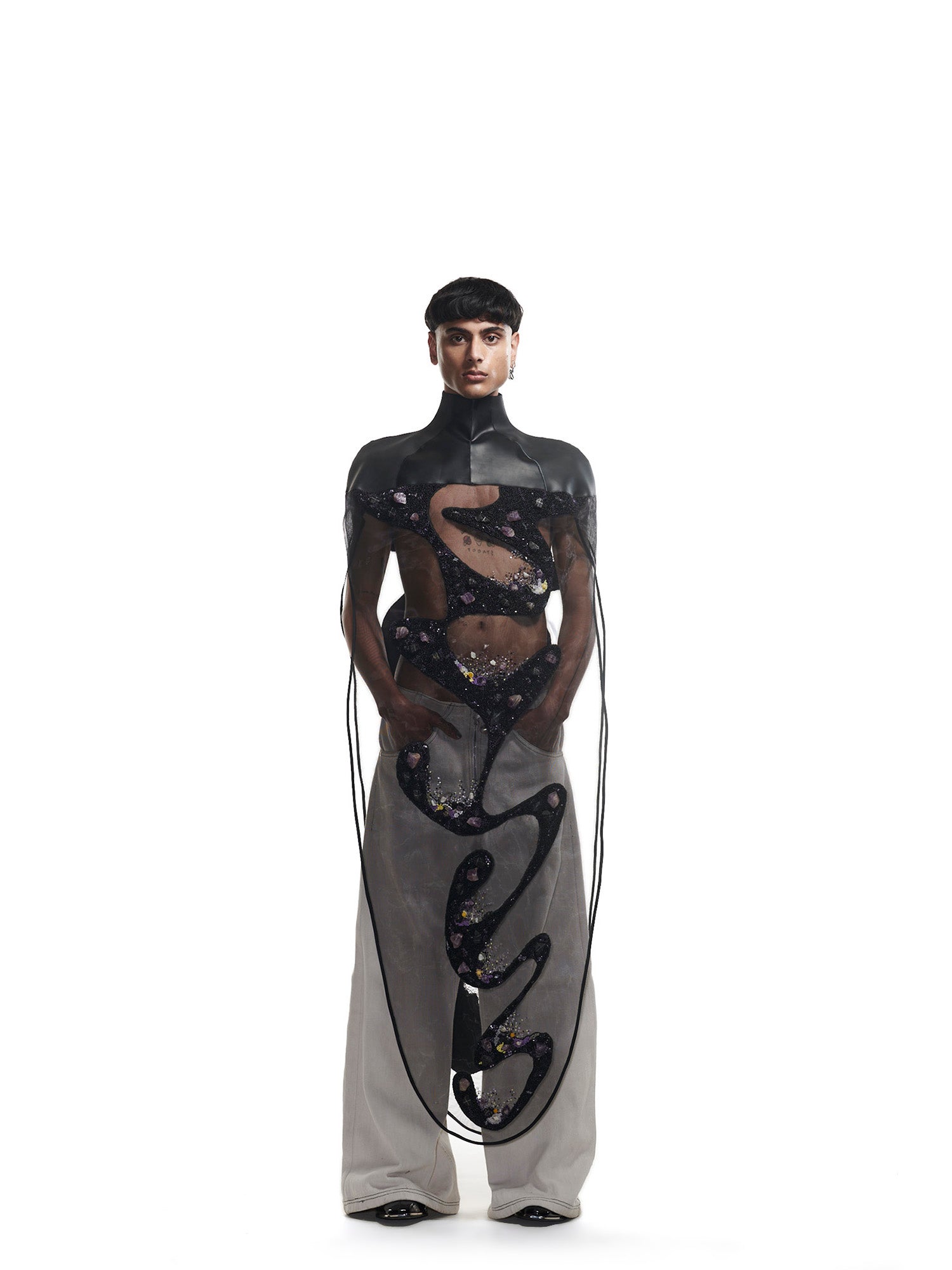 Embroidered capsule dress