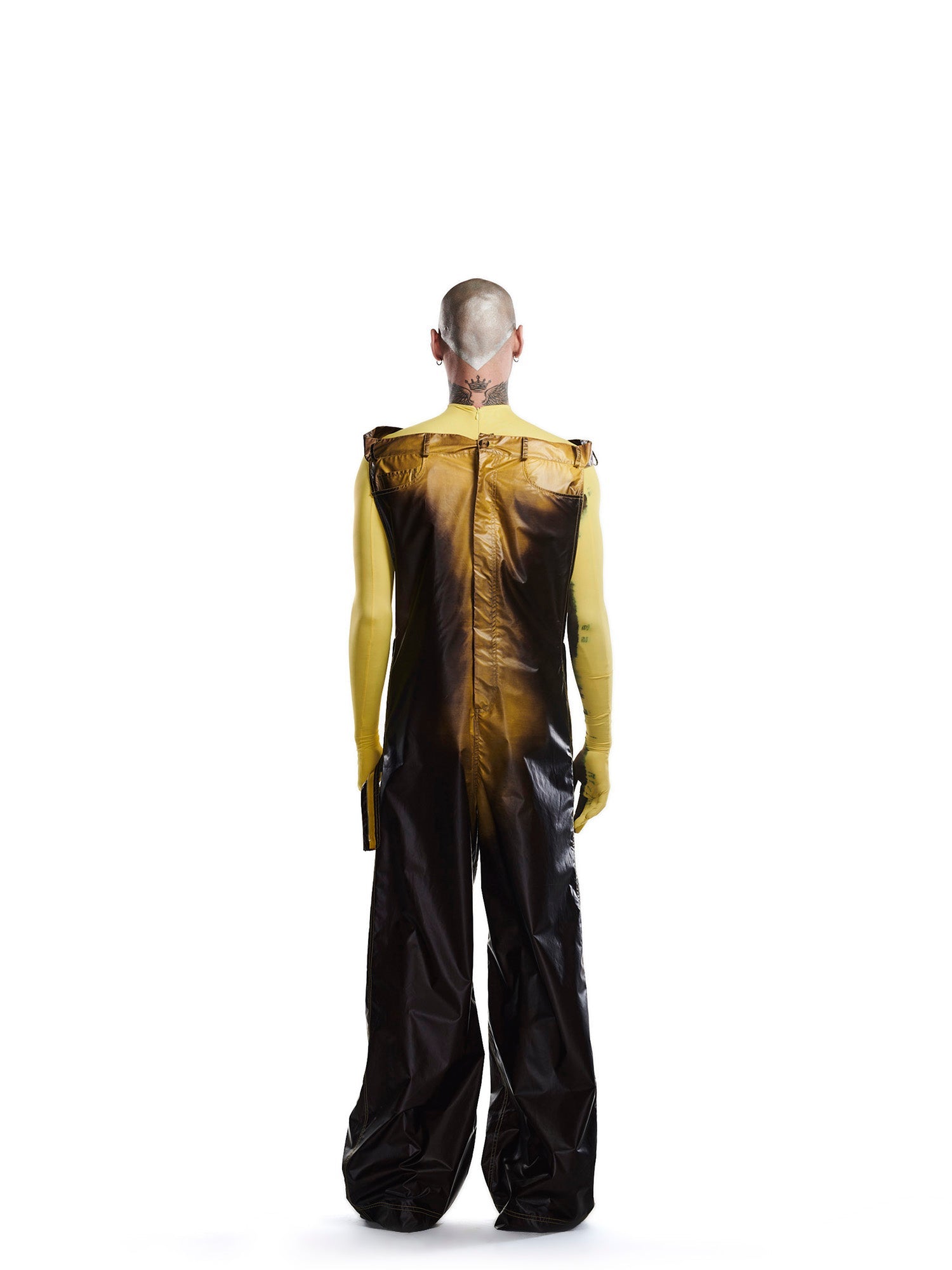 Yellow & brown heat sensetive overall