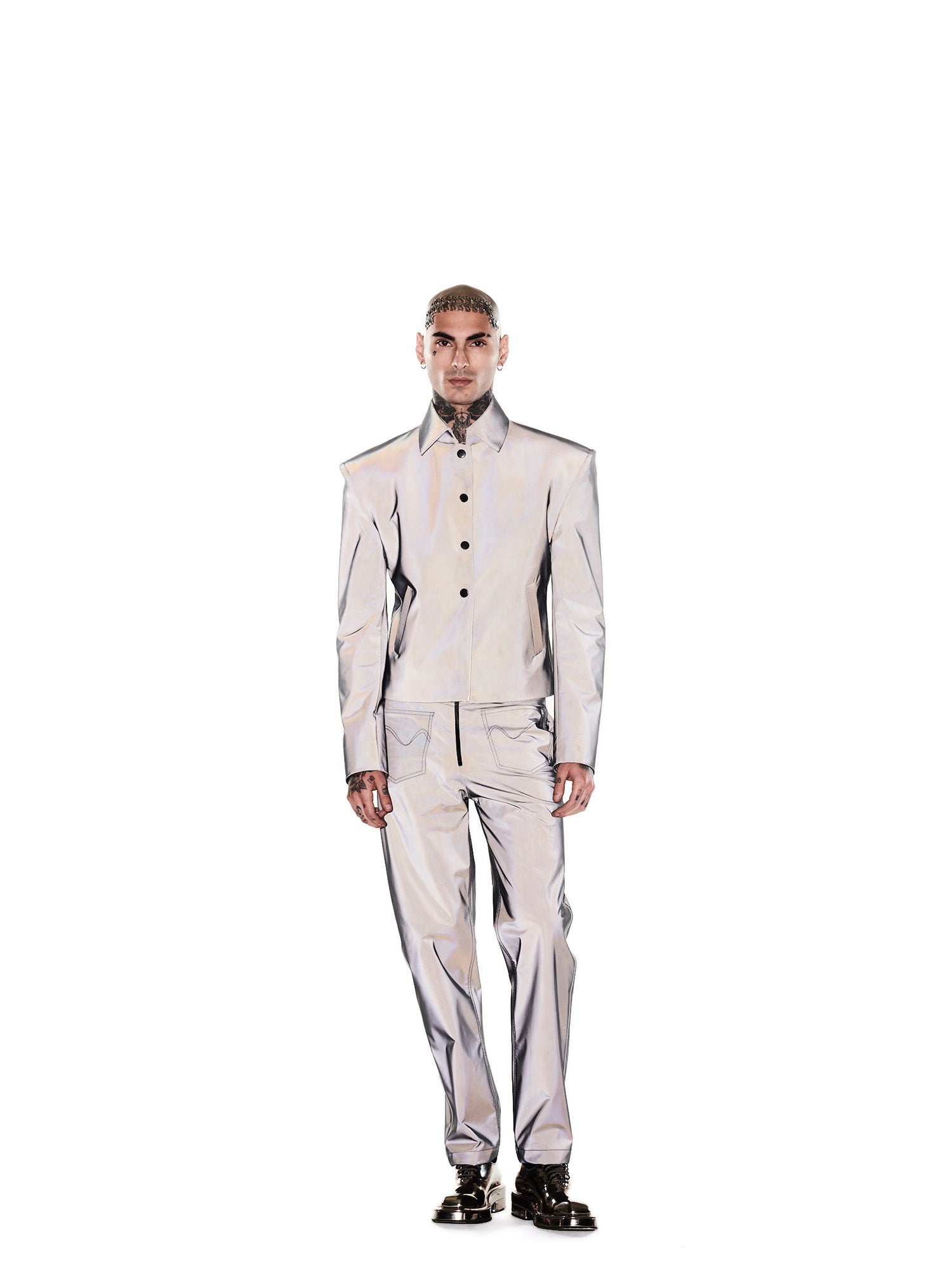 Grey reflective co-ord set