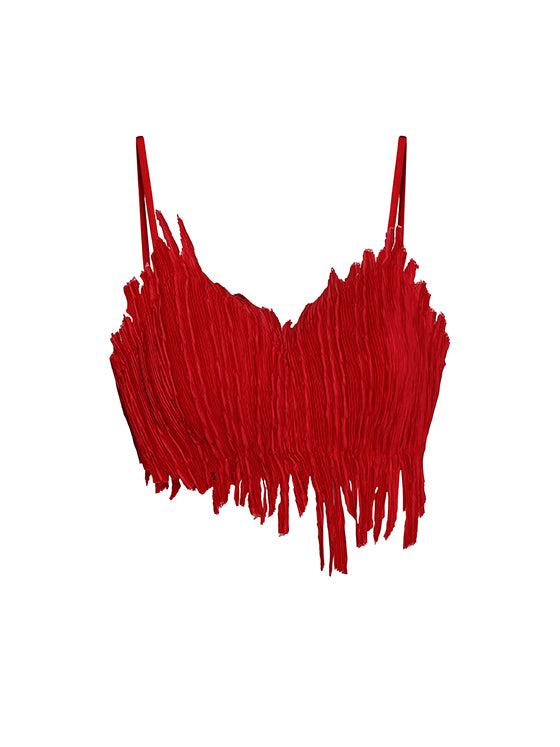 Signature fringe bralette