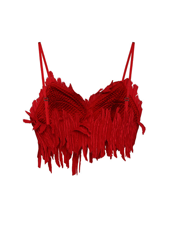 Signature fringe bralette