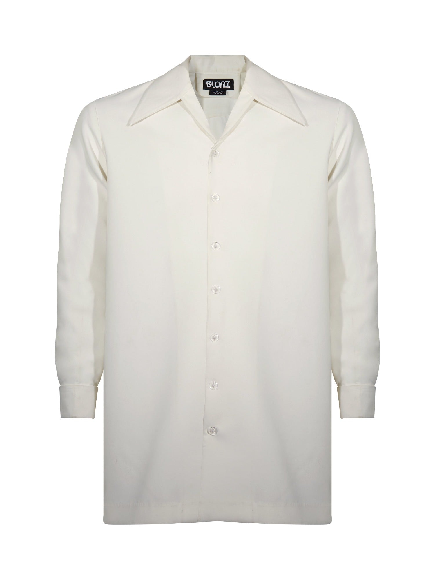 White pet long shirt