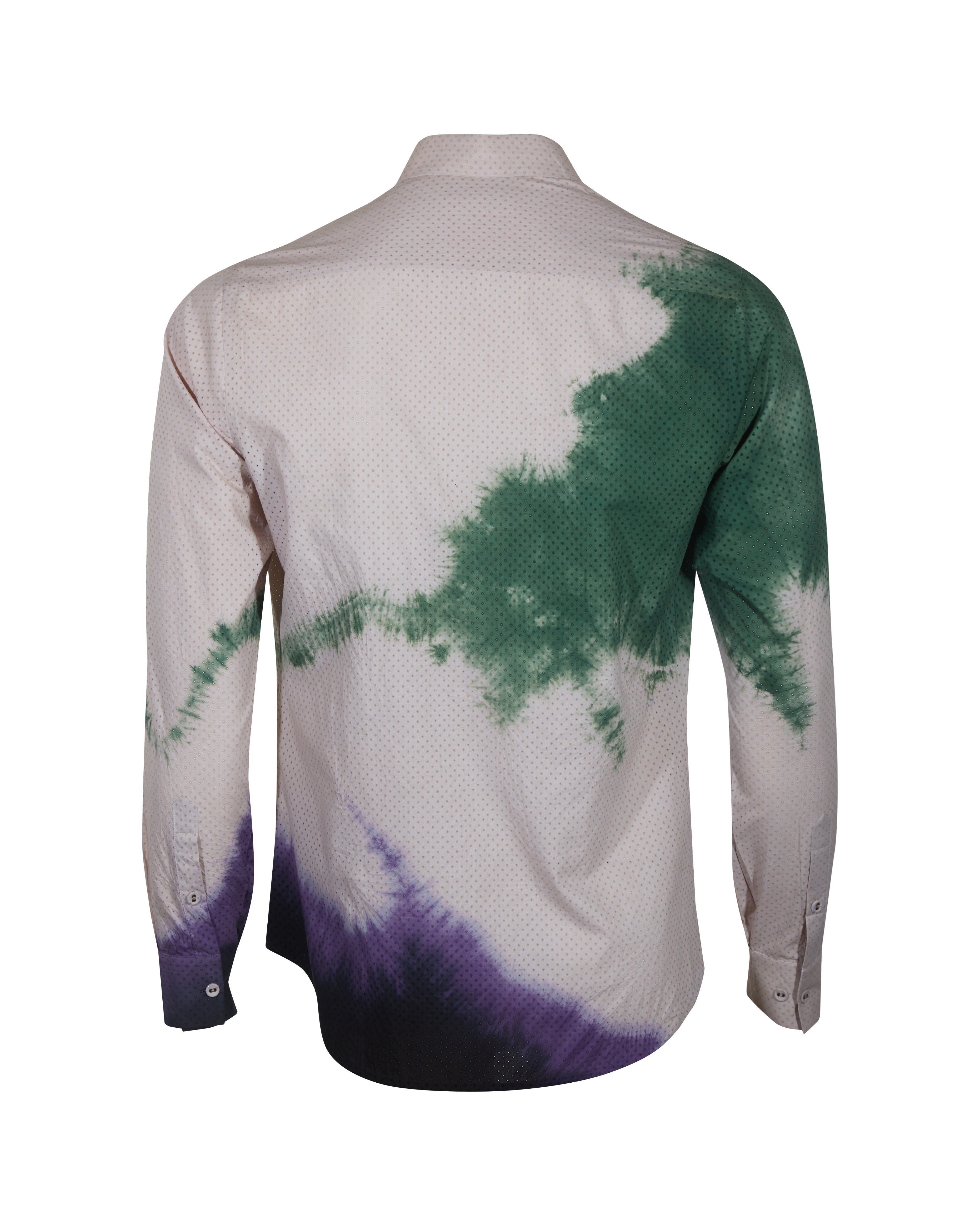 Laser cut tie dye shirt