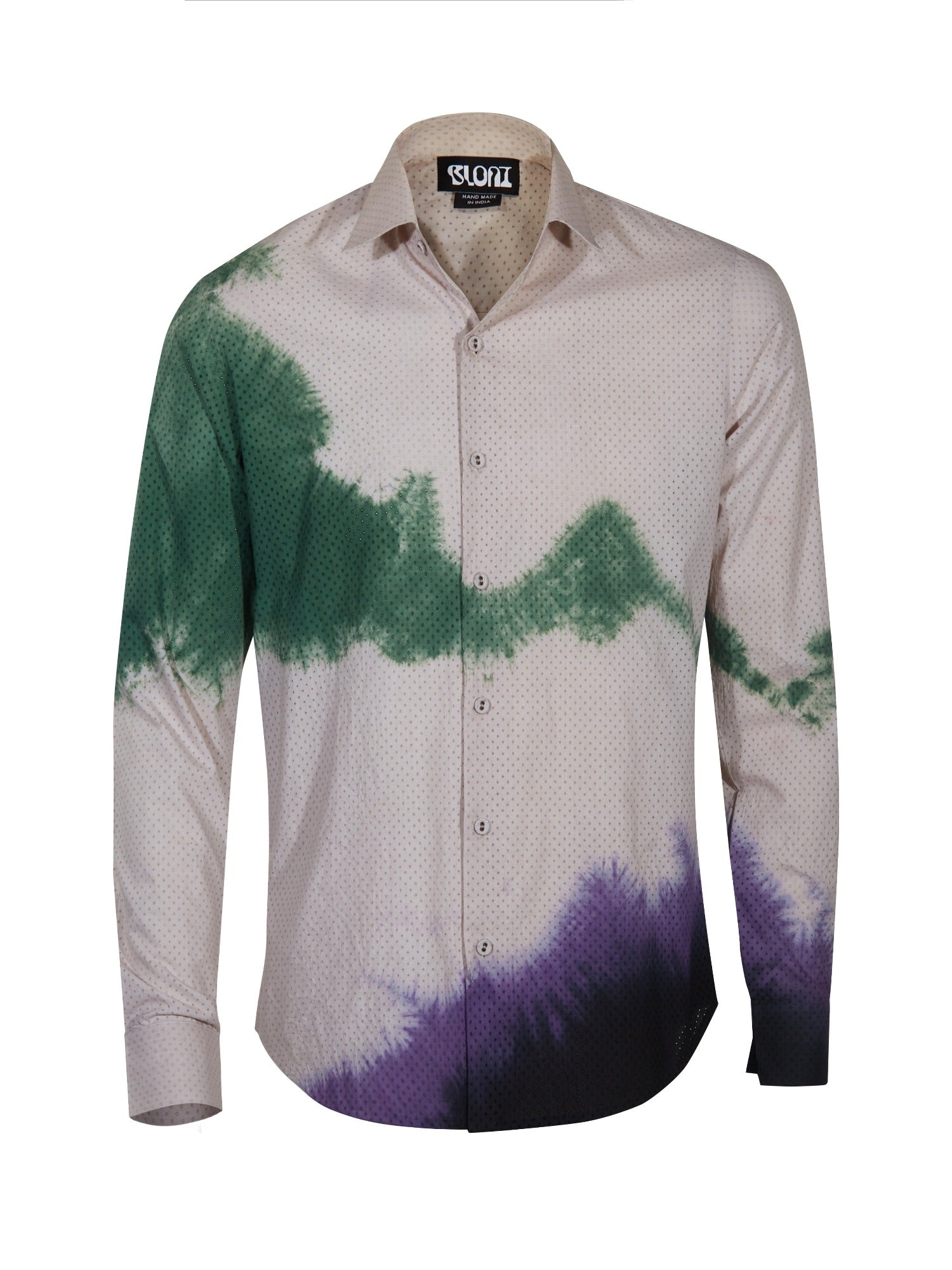 Laser cut tie dye shirt