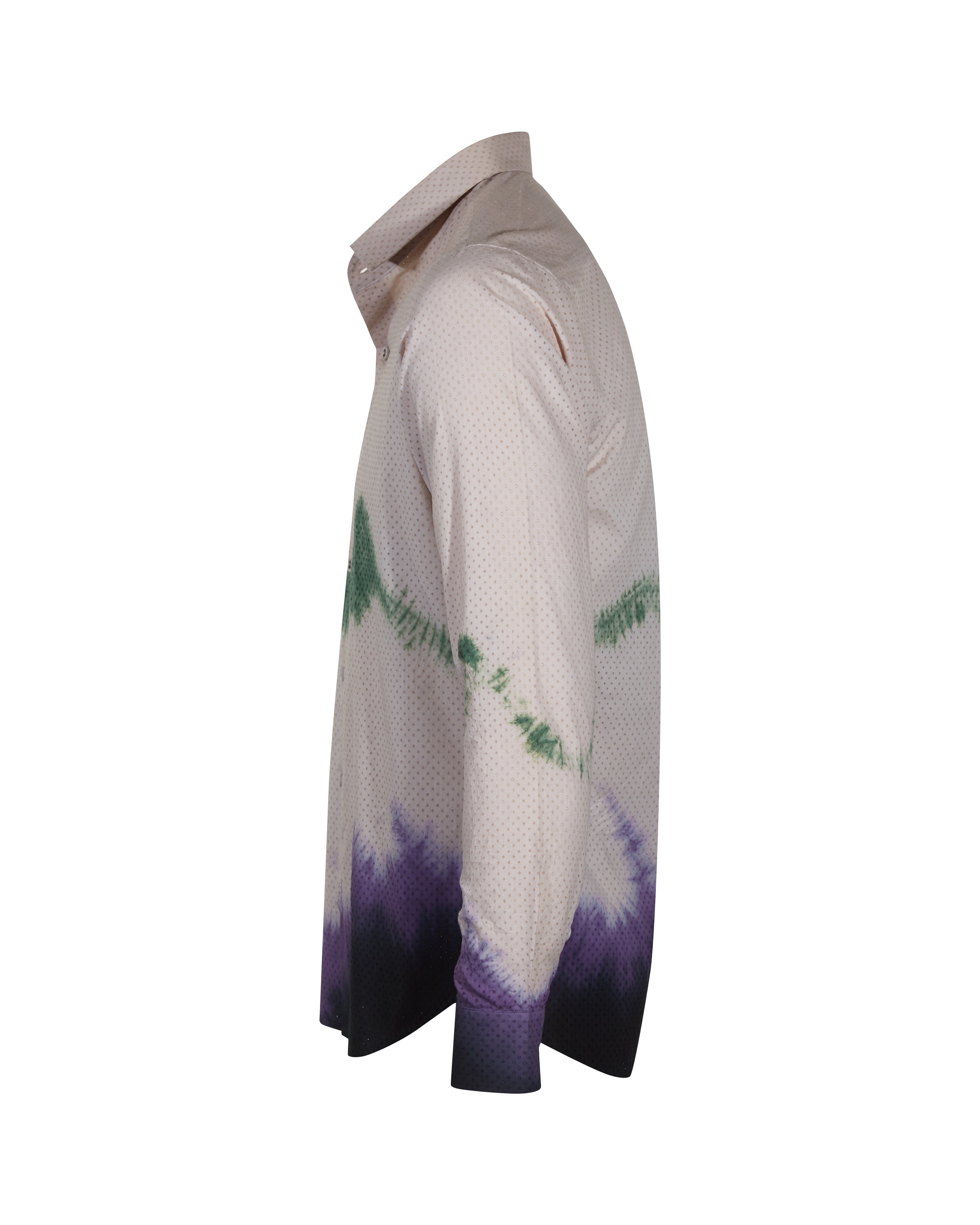 Laser cut tie dye shirt