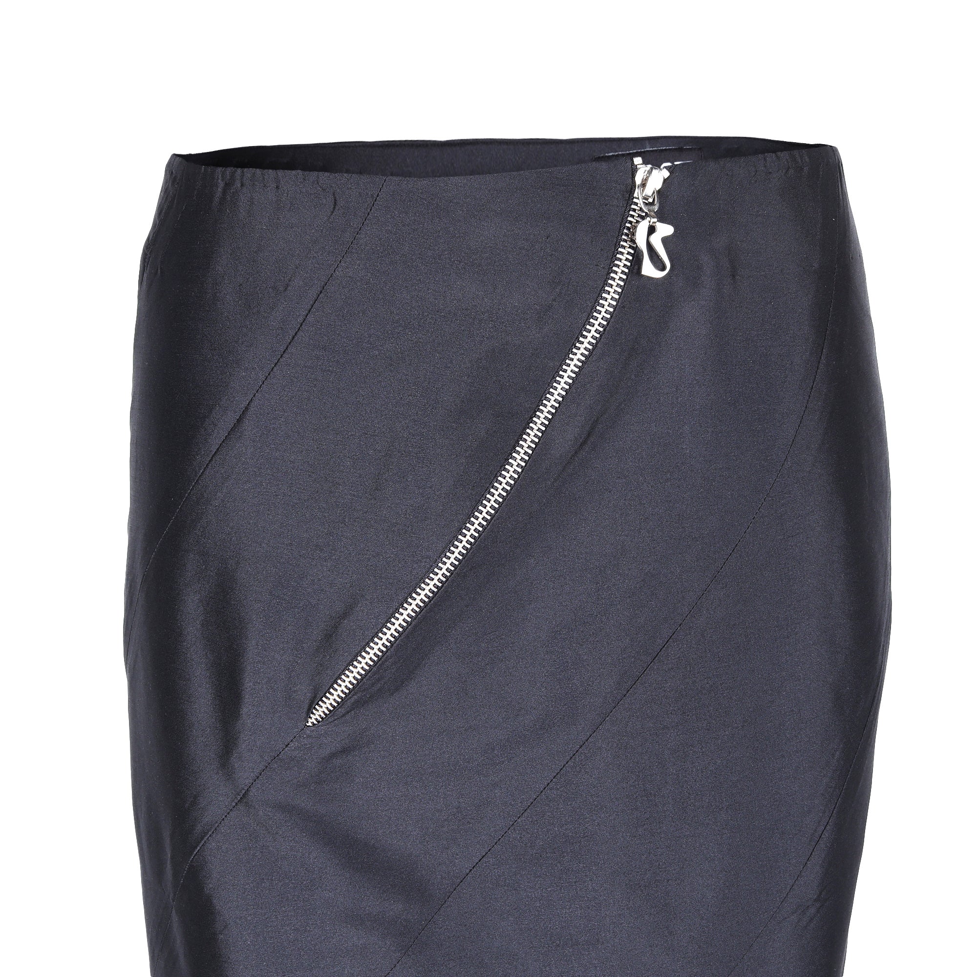 Black taffeta skirt