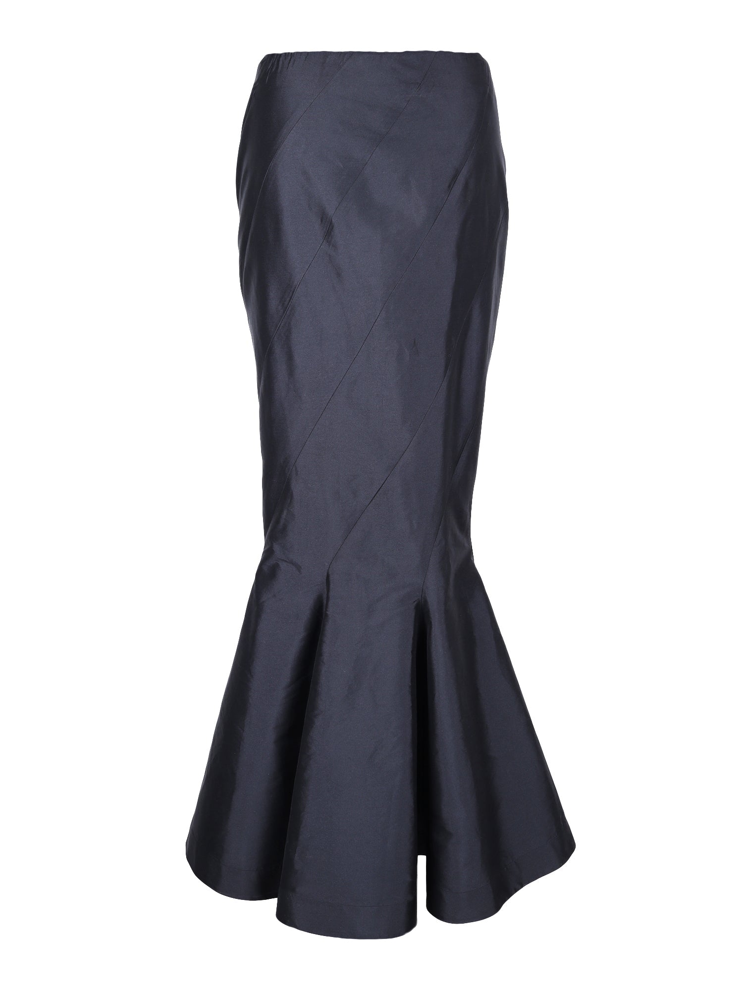Black taffeta mermaid skirt