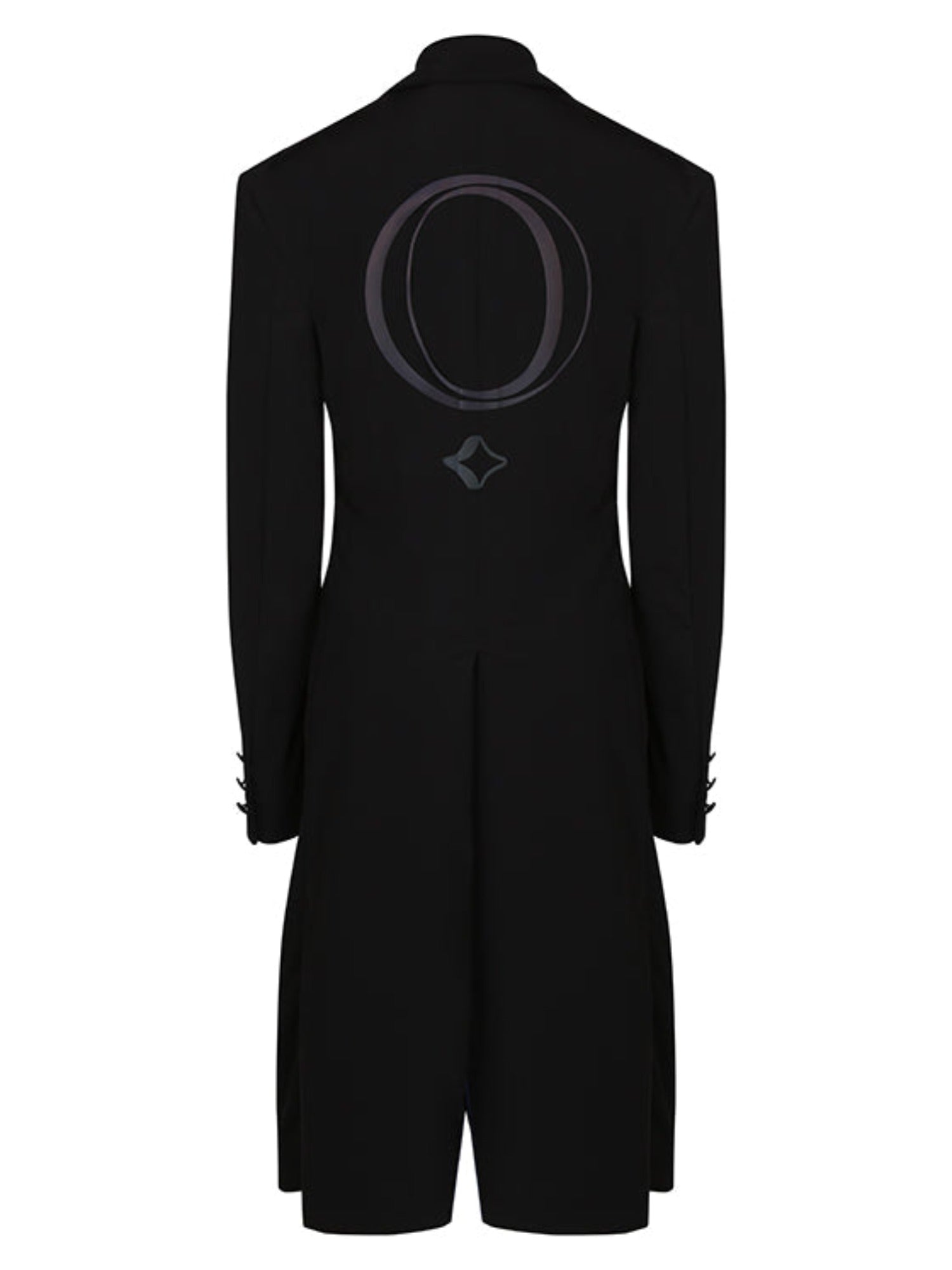 Black econyl trench coat
