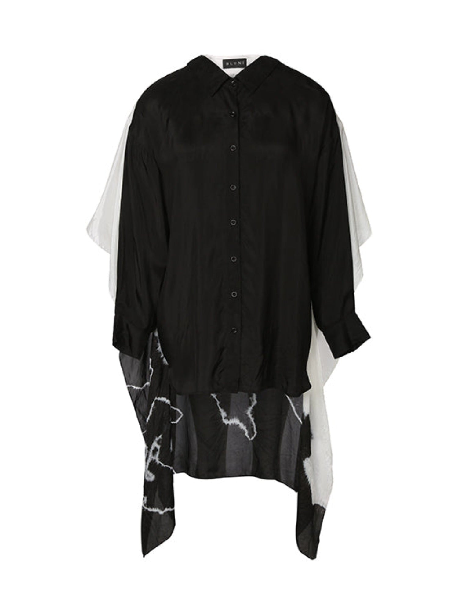 Wingback tie-dye shirt