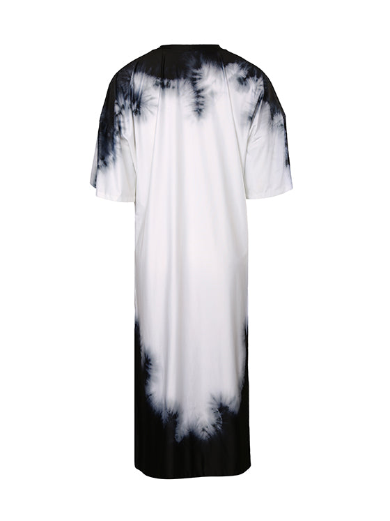 Econyl tie-dye t-shirt dress