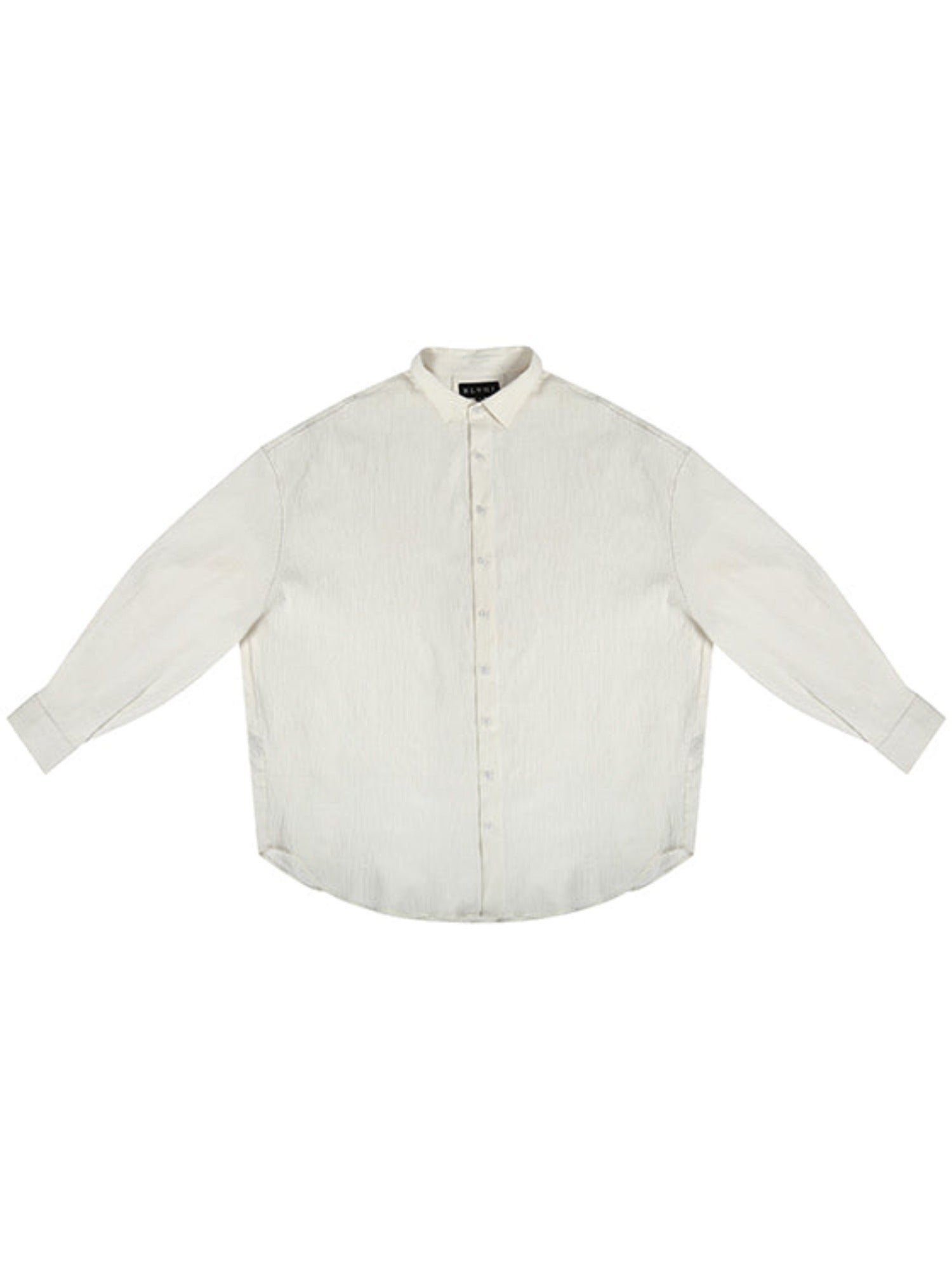 White seersucker shirt