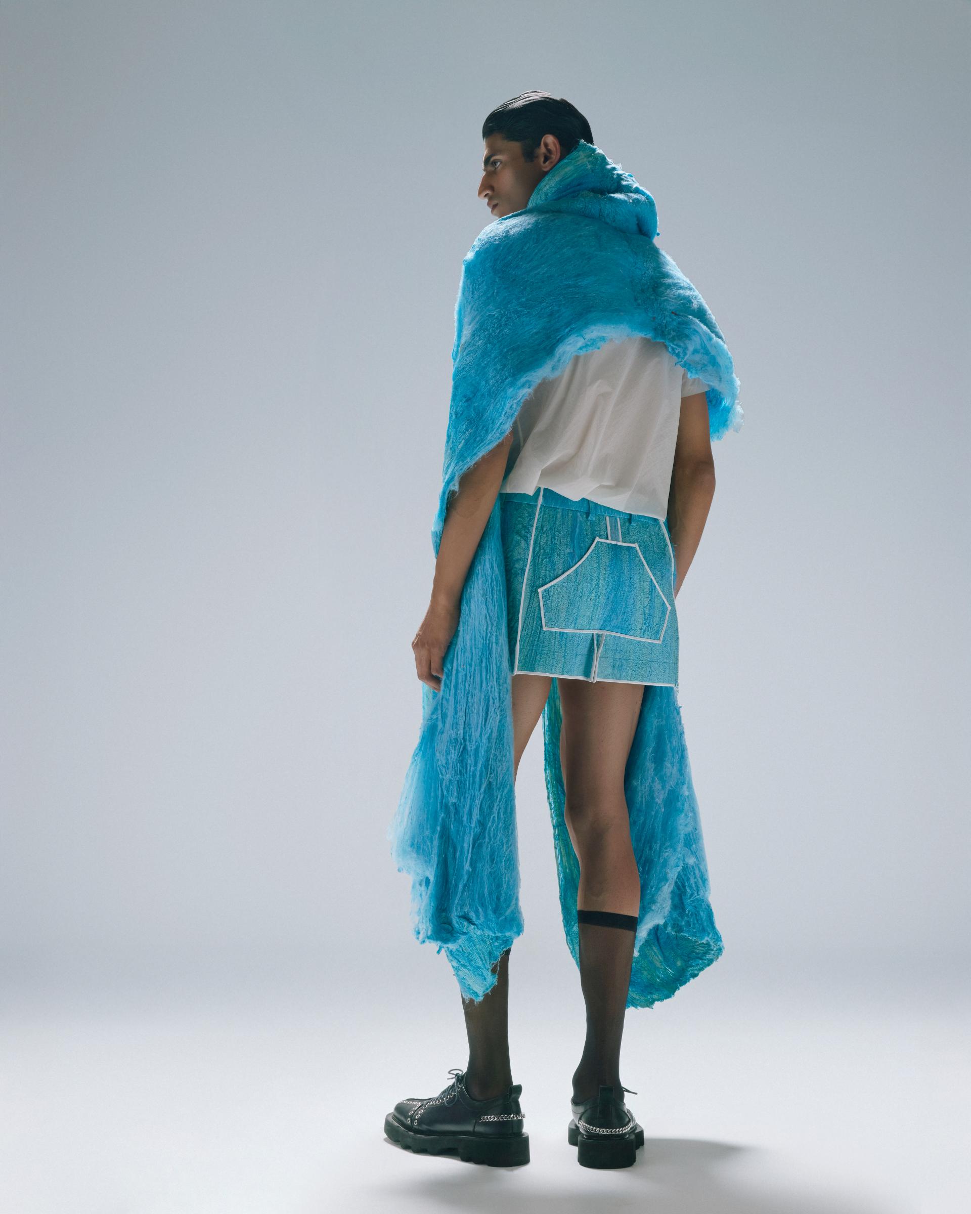 SILK FELT SCARF