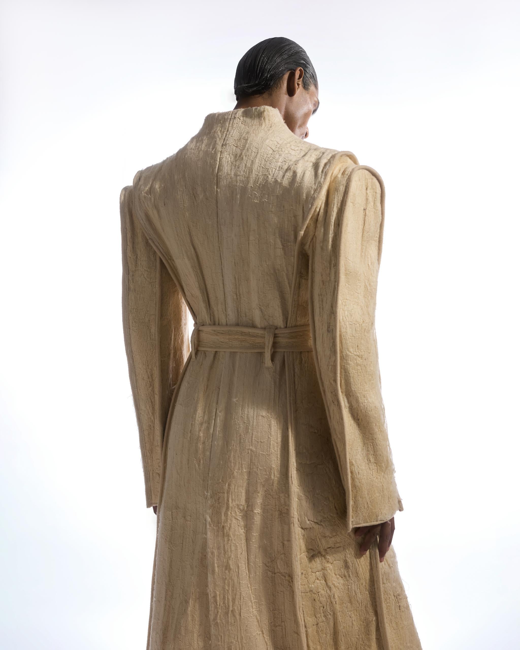 SILK FELT TRENCH