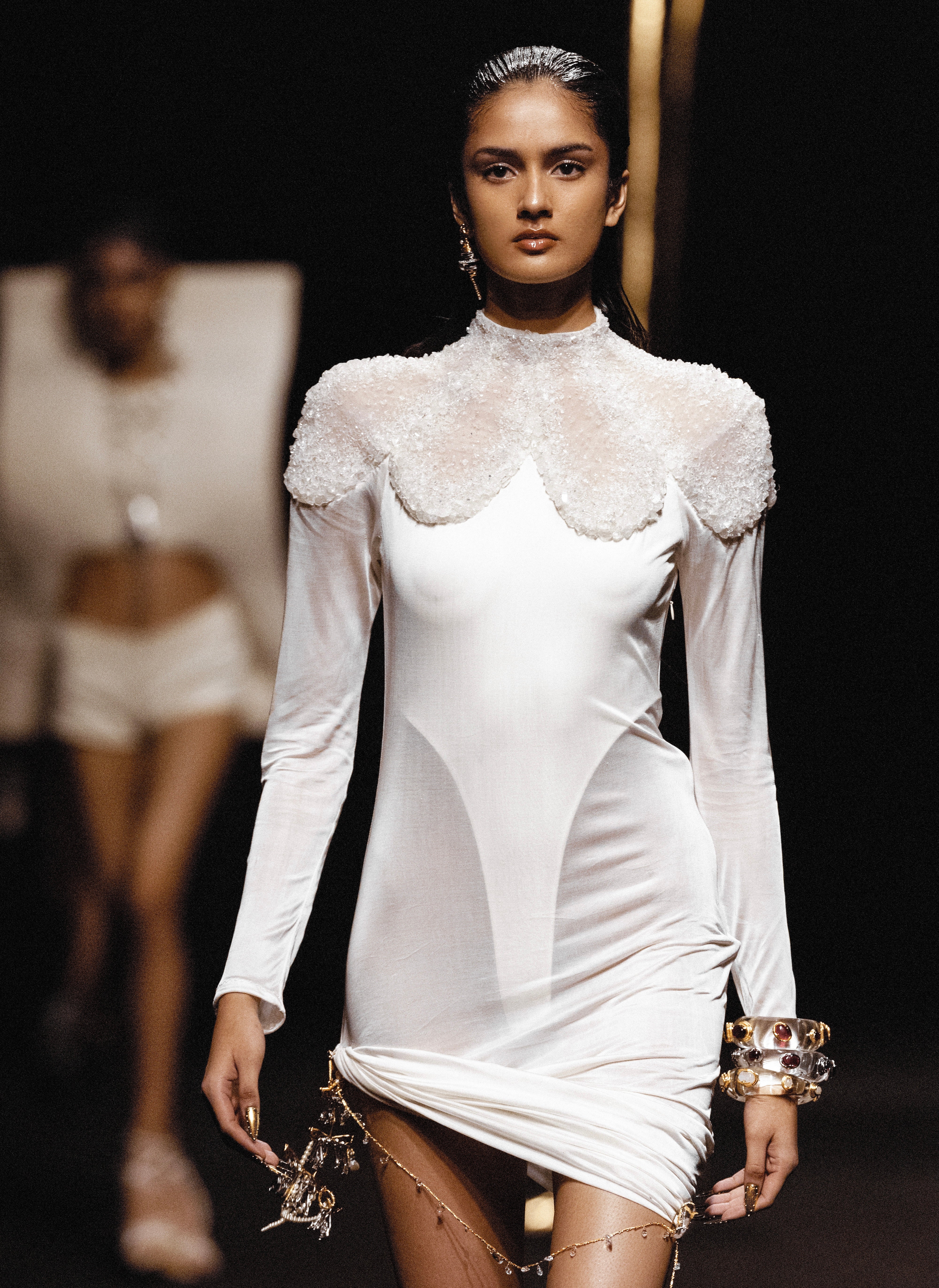 FLOWER PETAL DRESS