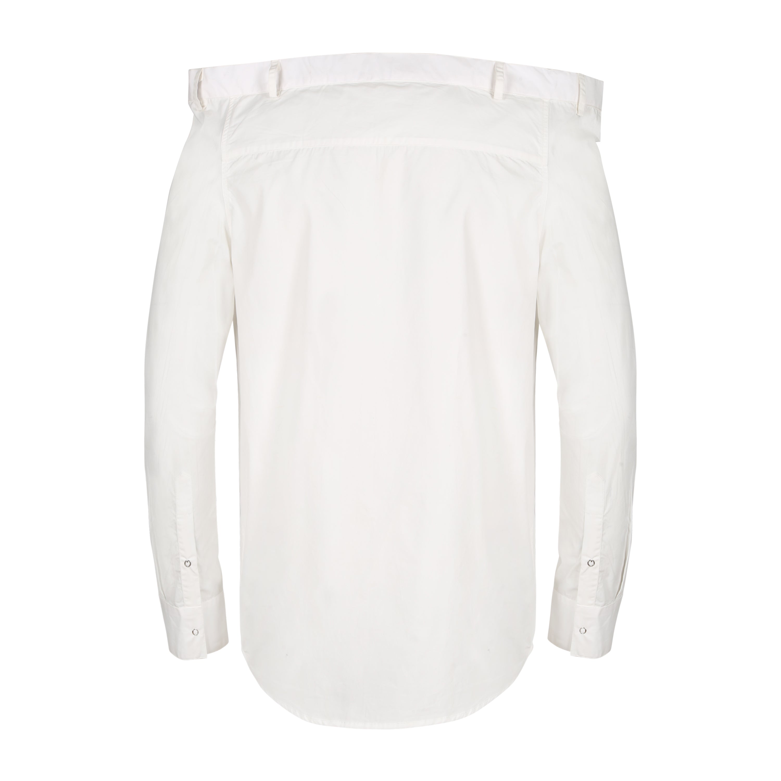 White straight shoulder shirt