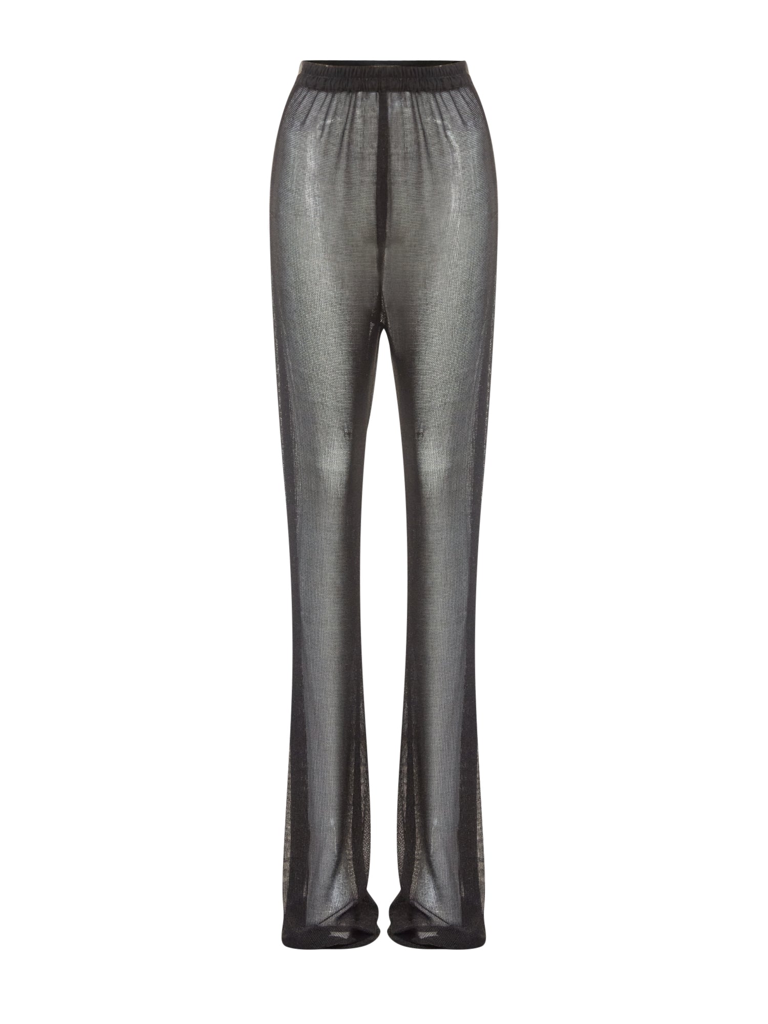 Black recycle mesh pants