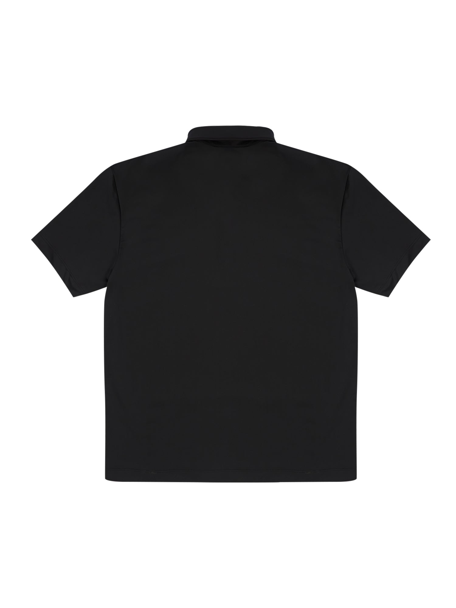 Black round neck econly polo t-shirt