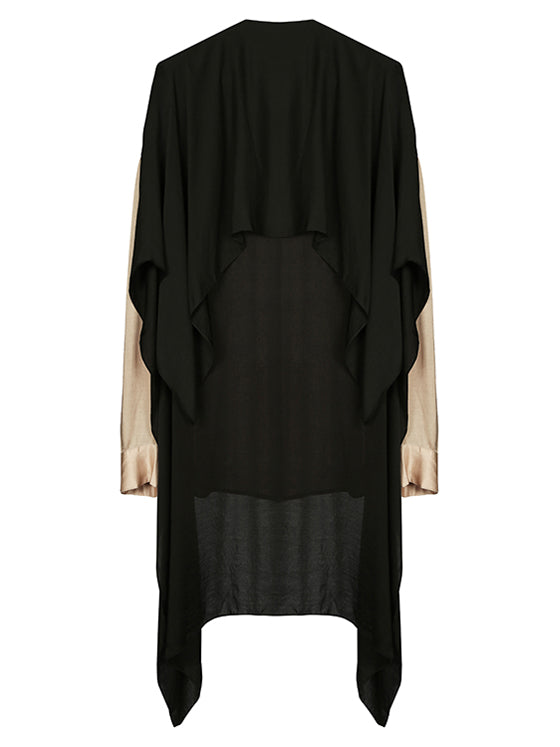 Two-tone bamberg satin shirt