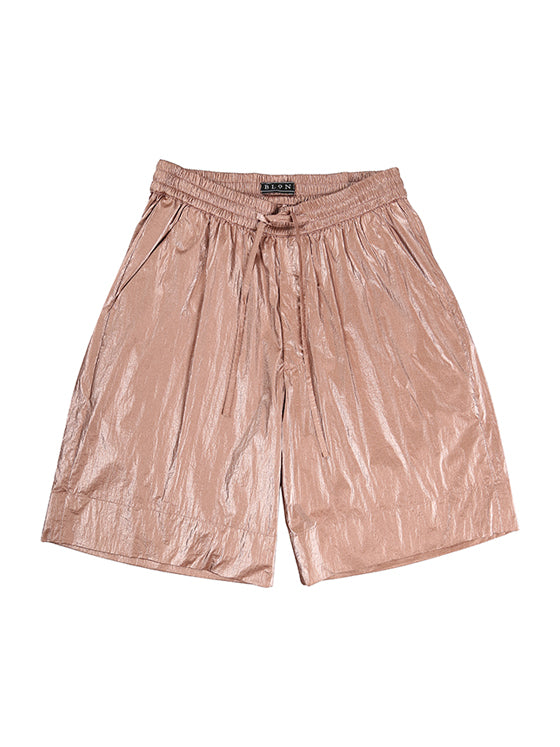 Pink metallic shorts