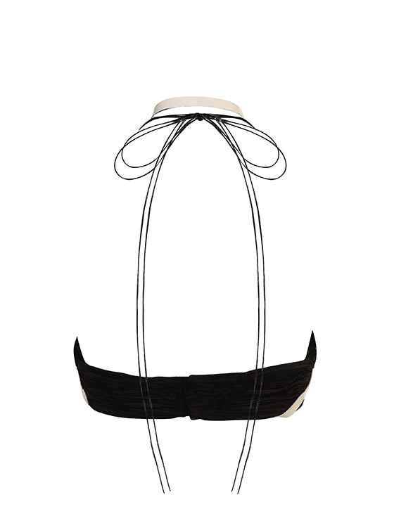 Halter fringe bralette